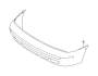 Image of Bumper Cover. Bumper Face (Front). RS:U0 U1. image for your 1996 Subaru Impreza 2.2L MT Limited COUPE 