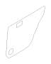 View Door Water Deflector. Sealing Cover Door (Rear, Plastic). Full-Sized Product Image 1 of 1
