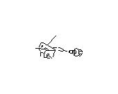View Seat Hinge. Hinge Bracket Side (Left). Full-Sized Product Image 1 of 2