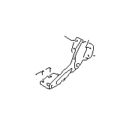 View Seat Hinge. Rest (Rear, Back, Center). Full-Sized Product Image 1 of 2