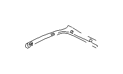 View Body D Pillar Trim Panel. Interior Quarter Panel Trim Panel (Left, Upper, BEIGE). Full-Sized Product Image