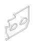 View Engine Valve Cover Gasket. Rocker Cover Gasket (Left). Full-Sized Product Image