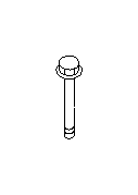 View Air Conditioning (A/C) Compressor Bolt. Engine Intake Manifold Bolt (M8 X 95 X 22). Full-Sized Product Image