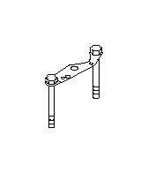 View Steering Tie Rod End Cotter Pin. Suspension Ball Joint Lock Pin. Full-Sized Product Image