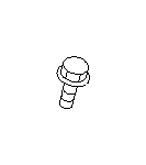 View Engine Coolant Reservoir Bolt. Fender Apron Bolt. Fender Liner Bolt (Front, Back, Lower, Center). Full-Sized Product Image