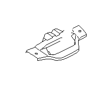 View Engine Mount Bracket. Engine Torque Strut Mount. Bracket Complete (Right, Front). Full-Sized Product Image