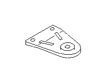 View Differential Mount Bracket. Bracket Differential Member (Right, Front). Full-Sized Product Image