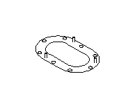 View Fuel Pump Tank Seal. Packing Fuel Pump. Gasket Fuel Pump Housing (TURBO). Full-Sized Product Image