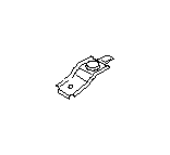 View Radiator Mount Bracket. Bracket Radiator UP (Upper). Full-Sized Product Image