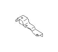 View Fender Liner Support Bracket. Fender Splash Shield (Left). Full-Sized Product Image
