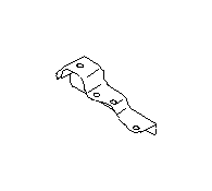 View Fender Liner Support Bracket. Fender Splash Shield (Left). Full-Sized Product Image