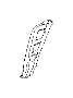 View Bumper Cover Brace. Bumper Cover Reinforcement Bracket (Left, Front, Driver). Full-Sized Product Image