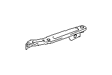 View Bumper Cover Support Rail Bracket. Bracket Bumper Corner (Right, Rear). Full-Sized Product Image