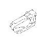 View Interior Door Handle Screw Cap. Cap Remote (BLACK; GRAY; LIGHT GRAY; OFF BLACK). Full-Sized Product Image