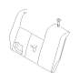 View Seat Back Cushion. Pad Main (Right). Full-Sized Product Image 1 of 1