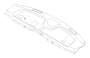 Image of Body Panel Trim Panel Clip. Clip Trunk Trim Panel. Deck Lid Trim Clip (Rear, Back, BEIGE; BLACK... image for your Subaru