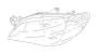 View Sealed Beam Headlight. Lamp Head (Left). Full-Sized Product Image 1 of 5