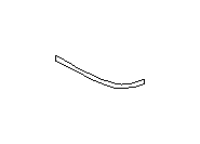 View Hood Scoop Seal. Duct. Packing H (Front). Full-Sized Product Image