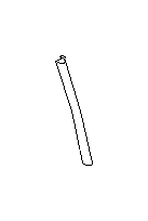 View Grille Retainer. Clip (Plastic). Full-Sized Product Image