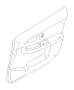 View Door Interior Trim Panel. Trim Panel Door U4 (Left, Front, Outer, BEIGE). Full-Sized Product Image