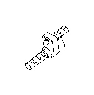 View Engine Variable Valve Timing ((VVT)) Solenoid. Valve Oil Control. Full-Sized Product Image