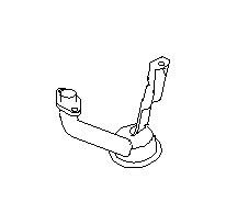 View Engine Oil Pump Pickup Tube. Oil Strainer Engine. Full-Sized Product Image