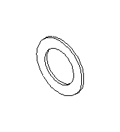 View Thrust BEARRING. Thrust Bearing 62X82X3.6. Full-Sized Product Image