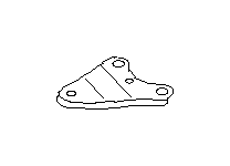 View Suspension Ball Joint Lock Plate. Suspension Control Arm Bracket (Left, Front, Rear). Full-Sized Product Image