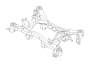 View Suspension Subframe Crossmember (Rear) Full-Sized Product Image