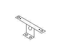 View Beam Axle Bracket. Dead Axle Bracket. Bracket Differential Mounting (Rear). Full-Sized Product Image 1 of 1