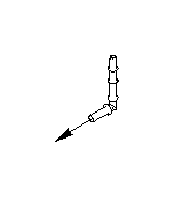 View Evaporative Emissions System Line Adapter. Connector Fuel Hose. Full-Sized Product Image