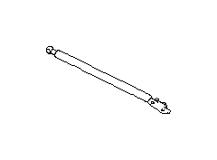 View Hood / Trunk Prop Rod. Hood Lift Support. Stay Hood Support (Front). Full-Sized Product Image
