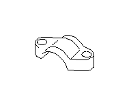 View Ignition Lock Cylinder Bracket. Ignition Lock Housing Clamp. Fix Frame. Full-Sized Product Image