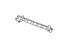 View Bumper Cover Brace. Bumper Cover Reinforcement Bracket (Right, Front, Driver). Full-Sized Product Image