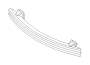 View Bumper Cover Reinforcement Beam. Bumper Face Bar Reinforcement Beam (Front, Back, Steel). Full-Sized Product Image