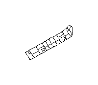 View Bumper Cover Bracket. Bumper Cover Support Rail. Bumper Guide. Bracket SD (Right, Rear, Driver). Full-Sized Product Image