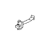 Image of Checker Door (Rear). A Mechanism used to. image for your 2012 Subaru Impreza   