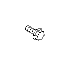 View Seat Belt Lap and Shoulder Belt Bolt. Flange Bolt (Left, Right, Front, Rear, Outer, Center). Full-Sized Product Image