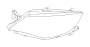 Image of Headlight Housing. Lens and Body Head Lamp. Lens and Body CPLLU (Left). A Non Sealed Beam Style. image for your 2013 Subaru Legacy   