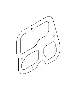 View Tail Light Gasket. Tail Light Housing Seal. Combination. Packing COMBO (Left, Rear). Full-Sized Product Image