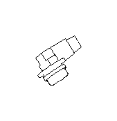 View License Plate Light Socket. Socket Complete. Full-Sized Product Image