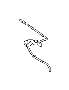 View Liftgate Washer Hose (Rear, Upper) Full-Sized Product Image 1 of 3