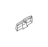 View Console Lid. Console Box (Lower, BLACK; BLACK/OFF BLACK; OFF BLACK). Full-Sized Product Image