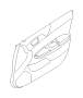 View Door Interior Trim Panel (Left, Front, Outer, IVORY) Full-Sized Product Image 1 of 1