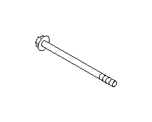 View Engine Crankshaft Main Bearing Cap Bolt. Bolt Cylinder Block (Black). Full-Sized Product Image