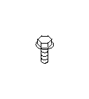 View Flange Bolt D8X19 Full-Sized Product Image