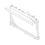 View Air Conditioning (A/C) Condenser Seal. Radiator Air Seal. Full-Sized Product Image