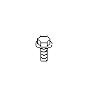 View Air Filter Housing Bolt. Bumper Cover Reinforcement Bolt. Bumper Face Bar Bolt. Full-Sized Product Image