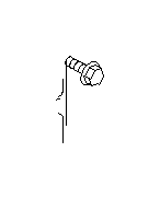 View Door Window Glass Surround Channel Bolt (BOLT ASSEMBLY M6 X 10, BOLT AY M6 X 10, Front, Rear) Full-Sized Product Image