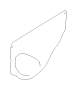 Image of Door Shell Seal. Door Water Deflector. Sealing Cover D RRH (Right, Rear, Plastic). Sheet or Panel... image for your 2012 Subaru Impreza 2.0L 5MT Premium Plus Wagon 